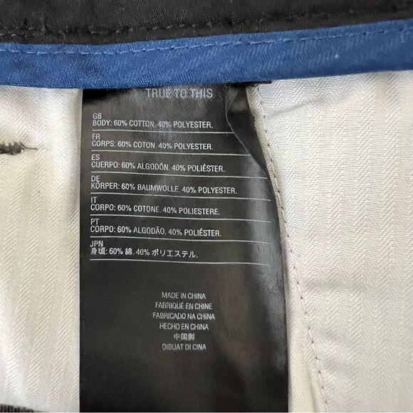 Volcom Pants Mens Size 36 Dark Gray Chino Straight Leg Flat Front Casual - Picture 11 of 16